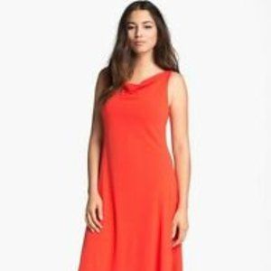 Eileen Fisher Stretch Cowl Neck Dress $198 NWT NEW